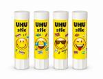 UHU клей-карандаш дизайн "СМАЙЛИКИ" 21г в ассортименте НОВИНКА