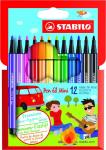 НАБОР ФЛОМАСТЕРОВ STABILO PEN 68 MINI 12 ЦВ КАРТОН