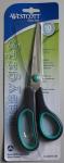 НОЖНИЦЫ EASY GRIP С РЕЗИНОВЫМИ ВСТАВКАМИ НА КОЛЬЦАХ 9'', 235ММ, БЛИСТЕР