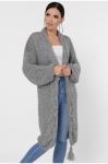 Вязаный кардиган GRETTA Арт. VKG0005 (светло-серый), Fashion Up
