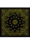 Black Paisley Сircular pattern 55х55 см