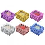 Коробка подарочная с бантом внутри, 9х7х5 см, 6 цветов