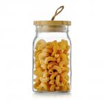 Банка Ambry для сыпучих продуктов с деревянной крышкой, 1,1 л