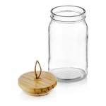 Банка Ambry для сыпучих продуктов с деревянной крышкой, 1,1 л