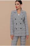 пиджак Паркер Арт. 51007 (клетка серая-голубая пол.), Glem