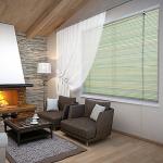 Бамбуковая рулонная штора "Мохито"                             (u-7084-gr)