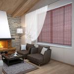 Бамбуковая рулонная штора "Осака", венге                             (u-7002-gr)