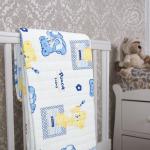 Одеяло-покрывало трикотажное "Медвежата"                             (arp-200565-gr) Одеяло-покрывало трикотажное "Медвежата", 100*140 см