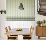 Римская штора макси "Kadyks жаккардовый рисунок", зеленый                             (df-200370-gr)