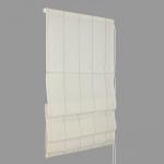 Римская штора макси "Igor", молочный фон золотая полоса (02)                             (df-200394-gr)