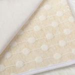 Одеяло-покрывало трикотажное "Ожерелье бежевое"                             (arp-200570-gr) Одеяло-покрывало трикотажное "Ожерелье бежевое", 100*140 см