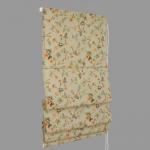 Римская штора макси "Artico Coor", цветы оранжевые (naranhia) 13                             (df-200397-gr)