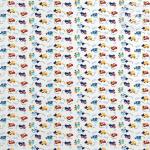 Одеяло-покрывало трикотажное "Забавные машинки"                             (arp-200556-gr) Одеяло-покрывало трикотажное "Забавные машинки", 100*140 см