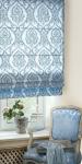 Римская штора "Дамаск Кюрасао Блю"                             (es-13346-gr)