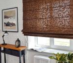 Римская штора макси "Fantezi однотонный жаккард", корица                             (234-008-gr)