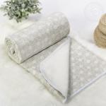 Одеяло-покрывало трикотажное "Ожерелье серое"                             (arp-200576-gr) Одеяло-покрывало трикотажное "Ожерелье серое", 200*220 см