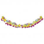 Гирлянда "С Днем Рождения", 160см. Материал бумага.