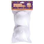 Набор полусфер из пенопласта, d=95мм, 2 шт., п/п с е/подвесом