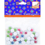 Глаза декоративные цветные, d=10 mm, 36 шт., п/п с е/подвесом