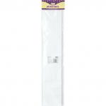 Бумага цветная, крепированная, рулон 250 х 50 см, белая