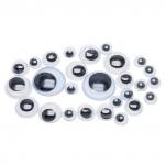 Глаза декоративные, ассорти, 24 шт., п/п с е/п