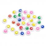 Глаза декоративные цветные, d=6 mm, 30 шт., п/п с е/п
