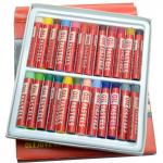 Мелки восковые, 24 цв., картонная упаковка с европодвесом