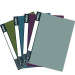 Папка на 2 кольцах METALLIC, форзац, ф.A4, ассорти, 0.75мм, 2 см