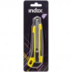 Резак канцелярский, 18 мм, с резиновой накладкой, упак. блистер