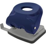 Дырокол, на 25 листов, пластиковый корпус, синий