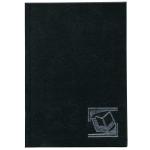 Ежедневник INDEX  БУМВИНИЛ, недатиров., 256с., ф.А6,черный