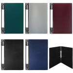 Папка на 2 кольцах SATIN, форзац, ф.A4, ассорти, 0.6мм, 2 см