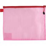 Папка на молнии в клетку А4, 0,27мм