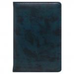 Ежедневник Lord недат, ф. A6+(168x118мм), кожзам,тонир, лин,перф.угла,ляссе, 256с, темно-син, зол.ср