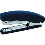 Степлер, скоба №10, на 20 листов, пластиковый корпус, антистеплер, темно-синий