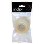 Клейкая лента канцелярская INVISIBLE, 18мм*33м, инд. пакете с подвесом