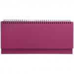 Планинг BASIC, евроспираль, недатир, 128с., ф.305*140мм, пурпурно-красный