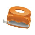 Дырокол COLOURPLAY, на 15 листов, пластиковый корпус, неоновый оранжевый