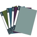 Папка с 10 файлами METALLIC, форзац, ф.A4, 0,6мм, ассорти, динамичная упаковка