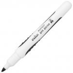 Маркер для доски с резиновым упором, черный, пулевидный наконечник