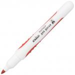 Маркер для доски с резиновым упором, красный, пулевидный наконечник