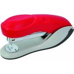Степлер, скоба №24/6, на 20 листов, пластиковый корпус, красный, полузагрузочный