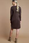 Платье Орнелла трикотаж шоколад (П-196-2)