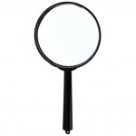 Лупа канцелярская, диаметр 75 мм, 5 - кратное увеличение