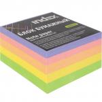 Блок бумажный, четырехцветный, разм. 8х8х5 см, офсет 80 гр