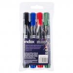 Набор маркеров перманентных, 4 цв. в PVC - пенале|2