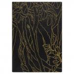 Ежедневник Jardin недатир., ф. A5, кожзам, лин, перф.угла, ляссе, 256с, черный