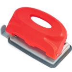 Дырокол, на 10 листов, пластиковый корпус, красный