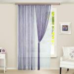 Штора Кисея Однотонная 290*290 св-сиреневая