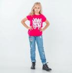 Брюки джинсовые для девочки  4181 LIGAS